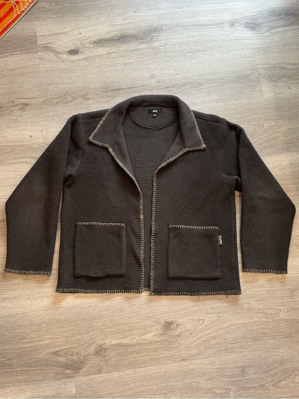 Stüssy Woodsy Blanket Stitch Fleece | Size M